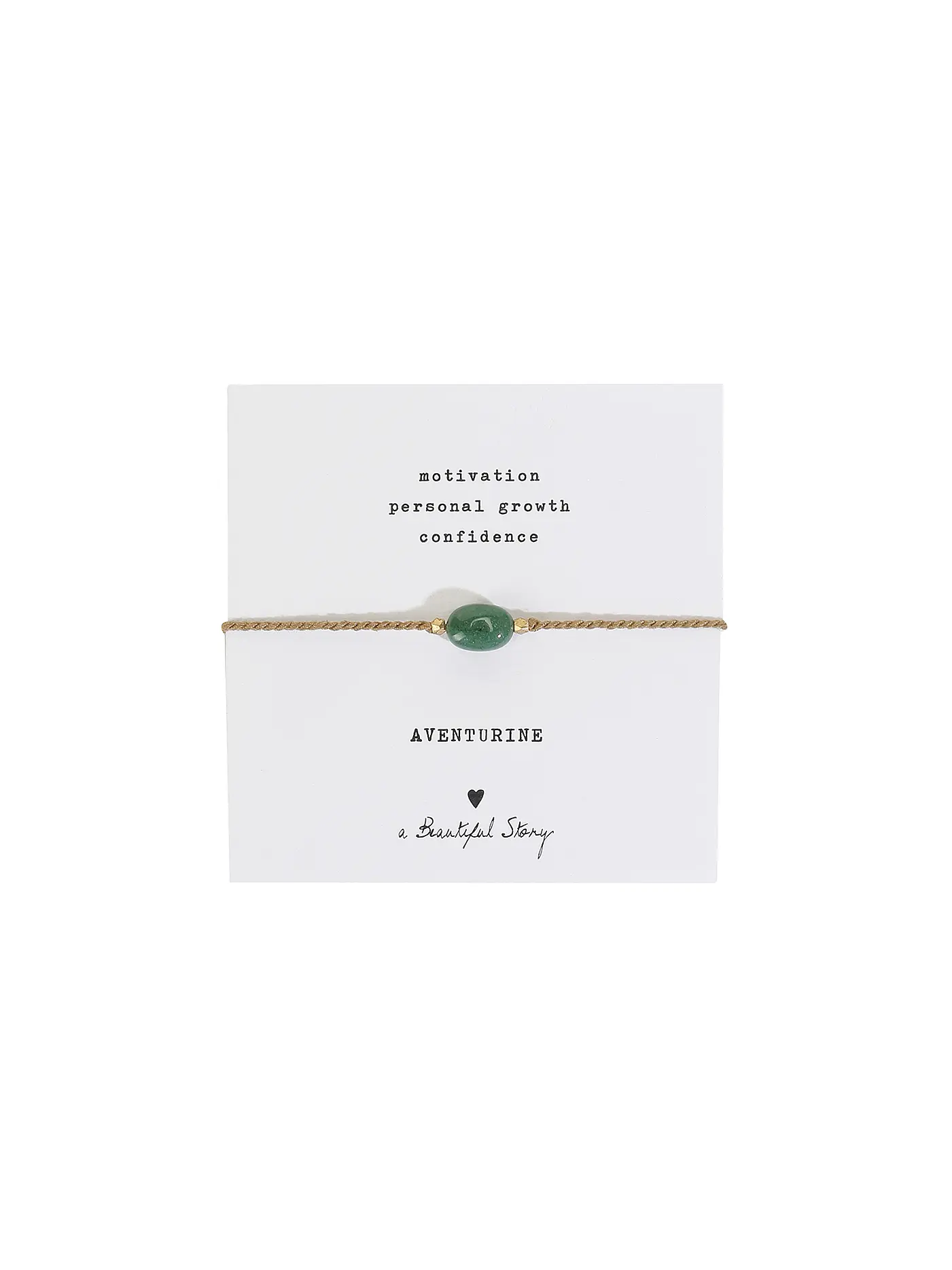 BEAUTIFUL STORY | Edelsteinkarte Aventurin | grün
